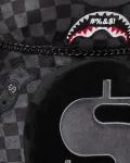 'WHAT THE BEEP' SHARK MONEYBEAR TEDDYBEAR BACKPACK