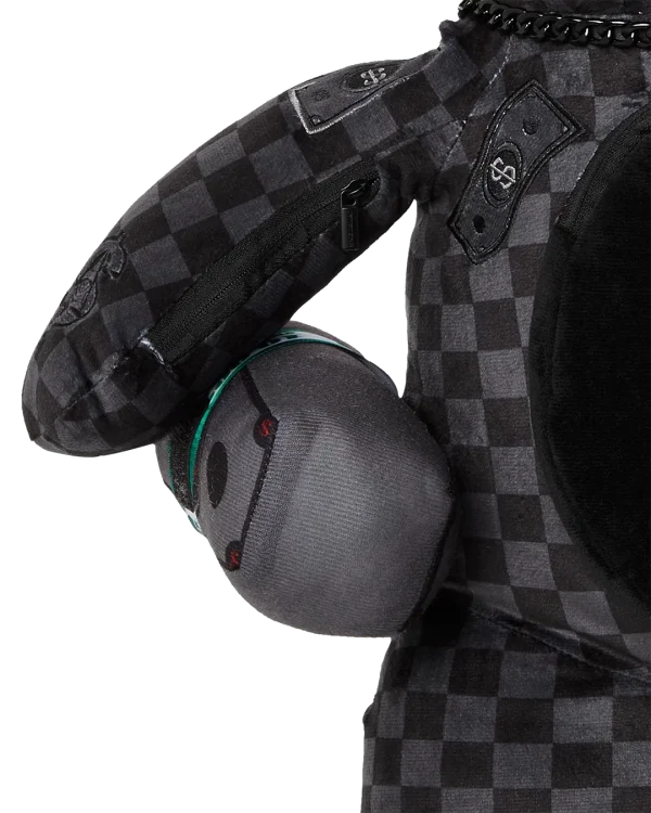 'WHAT THE BEEP' SHARK MONEYBEAR TEDDYBEAR BACKPACK