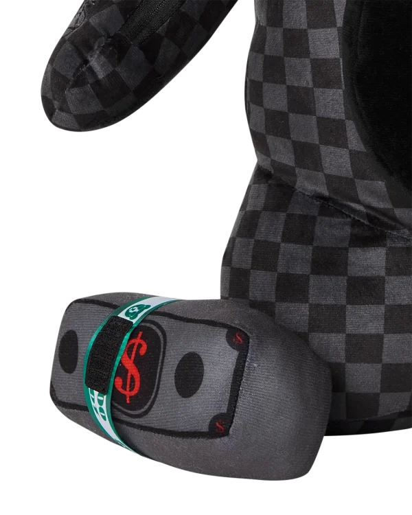 'WHAT THE BEEP' SHARK MONEYBEAR TEDDYBEAR BACKPACK