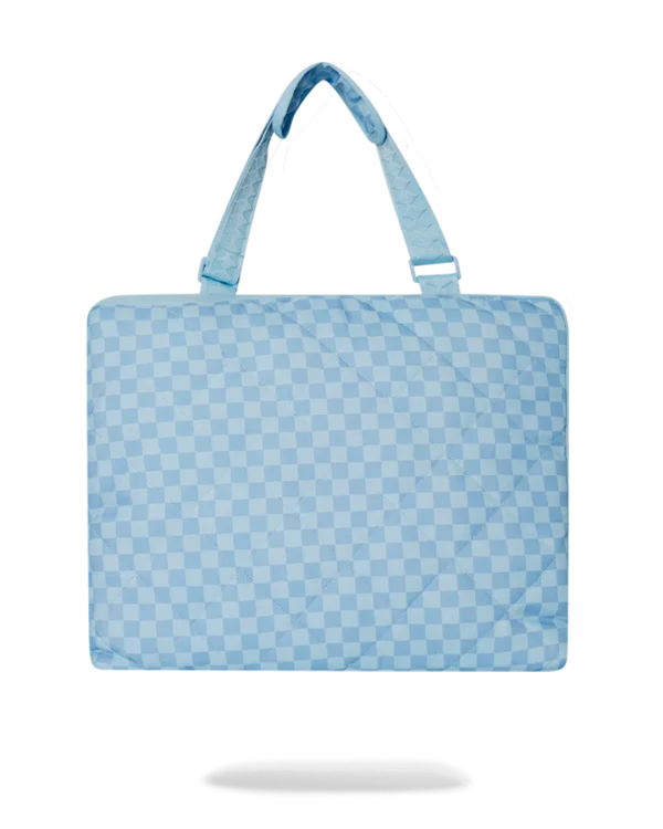 SHARK ISLAND PACKABLE BEACH MAT BLANKET WATER RESISTANT CONVERTIBLE TOTE