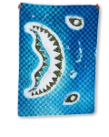 SHARK ISLAND PACKABLE BEACH MAT BLANKET WATER RESISTANT CONVERTIBLE TOTE