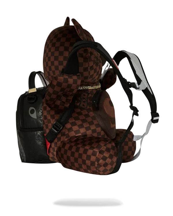BEAR WEARING BACKPACK AS A BACKPACK