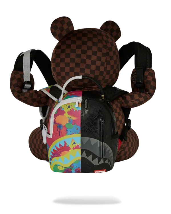 BEAR WEARING BACKPACK AS A BACKPACK