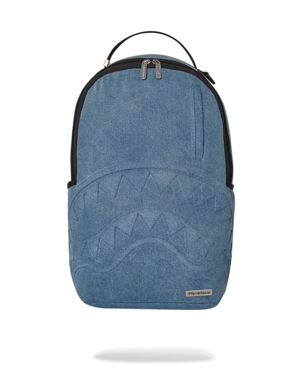 STONE WASH 3D SHARK BACKPACK