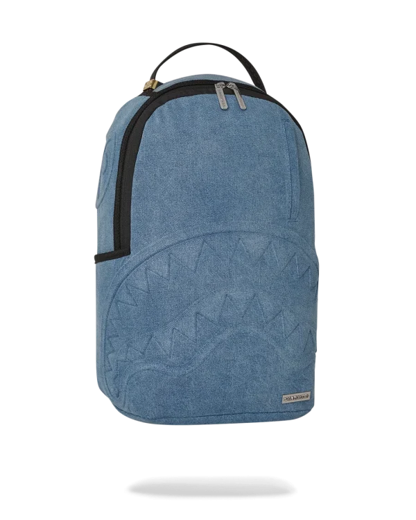 STONE WASH 3D SHARK BACKPACK
