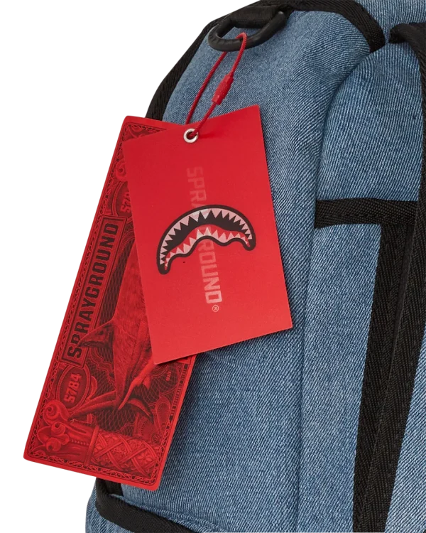 STONE WASH 3D SHARK BACKPACK