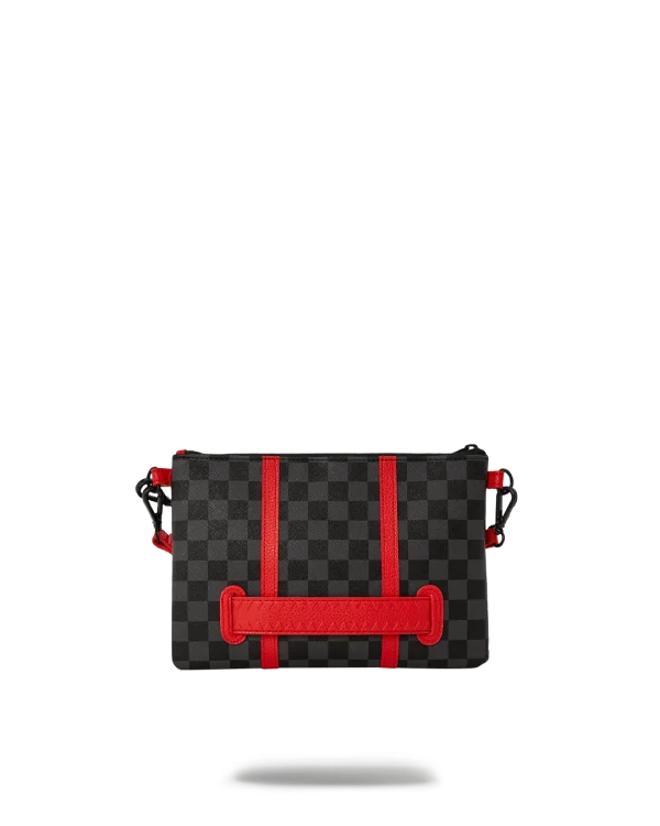MONACO SHARK CLUB CROSSOVER CLUTCH W/ SHOULDER STRAP