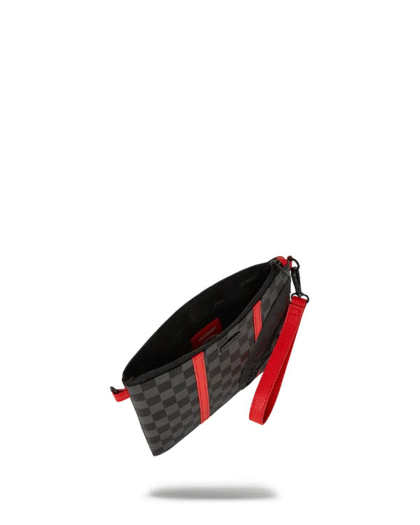 MONACO SHARK CLUB CROSSOVER CLUTCH W/ SHOULDER STRAP