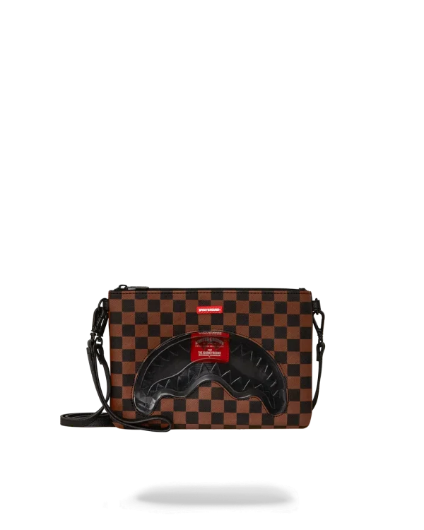 SHARKS IN PARIS CLEAR FOR TAKEOFF CROSSOVER CLUTCH WITH STRAP