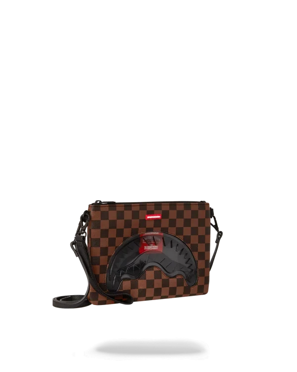 SHARKS IN PARIS CLEAR FOR TAKEOFF CROSSOVER CLUTCH WITH STRAP