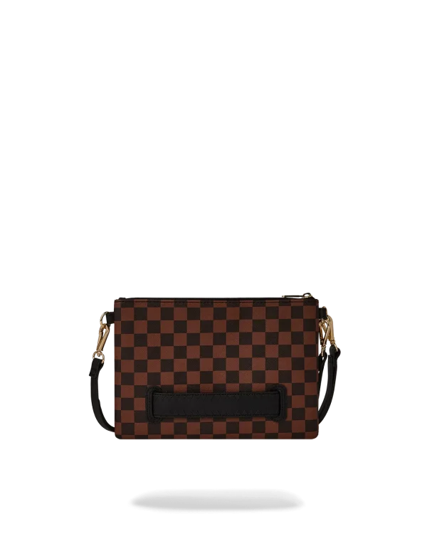 LENTICULAR EFFECTS CROSSOVER CLUTCH W/ SHOULDER STRAP