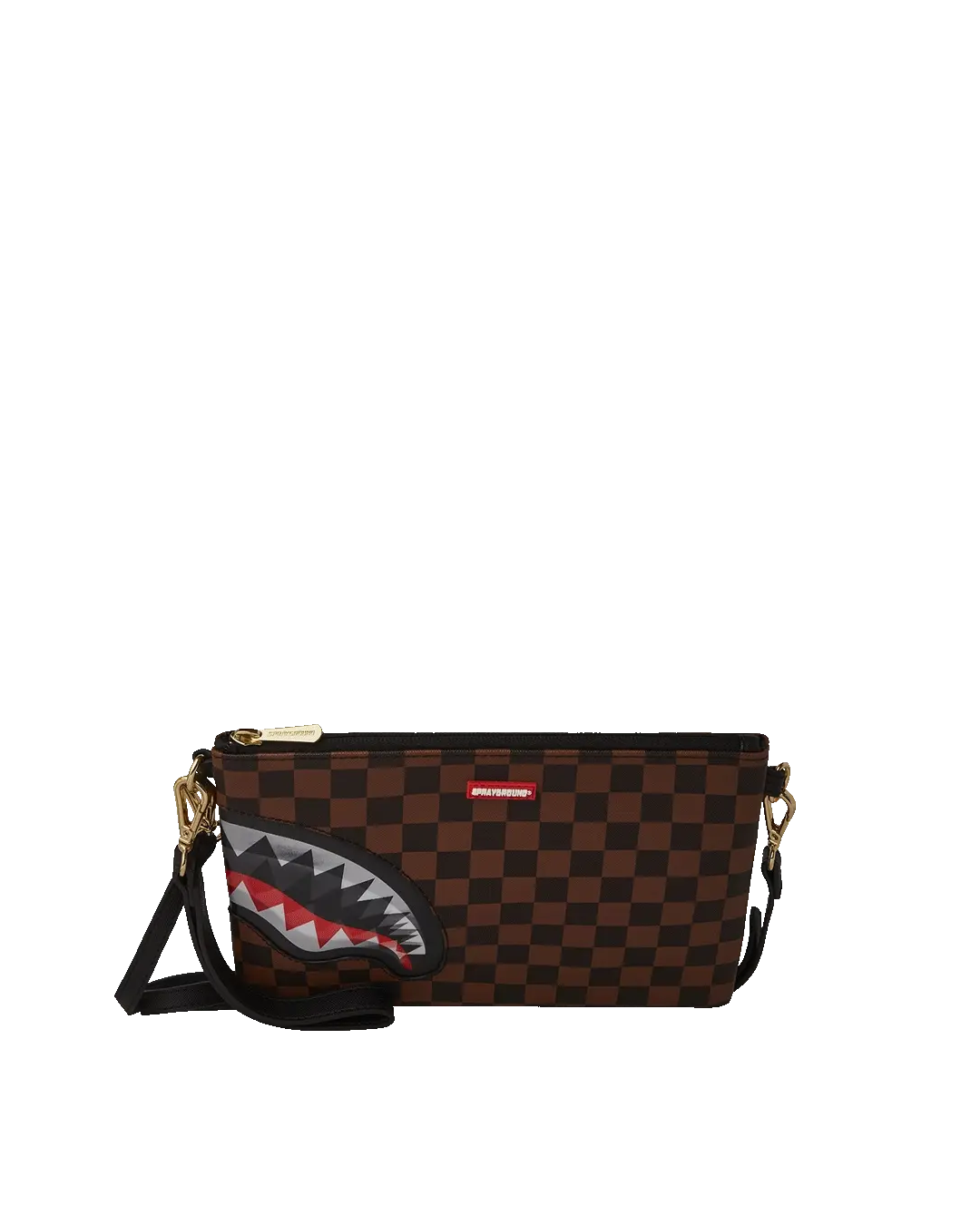 LENTICULAR EFFECTS CROSSOVER CLUTCH W/ SHOULDER STRAP