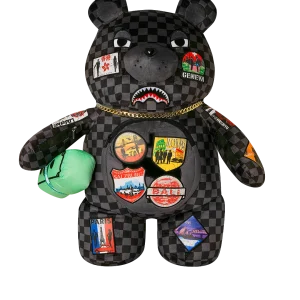 GLOBAL MOGUL UNLIMITED MILES MONEYBEAR TEDDYBEAR BACKPACK