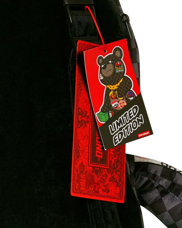GLOBAL MOGUL UNLIMITED MILES MONEYBEAR TEDDYBEAR BACKPACK