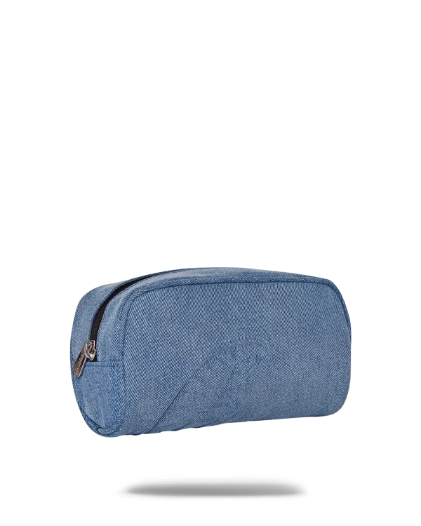 STONE WASHED SHARK PENCIL POUCH