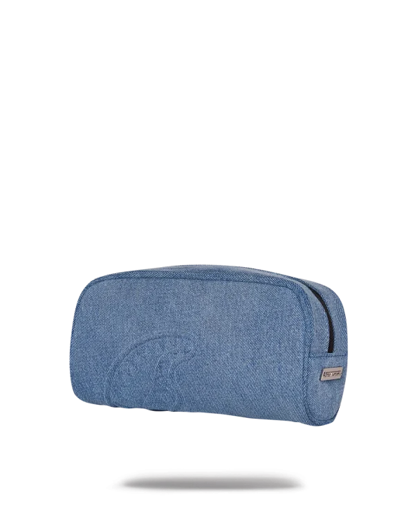 STONE WASHED SHARK PENCIL POUCH