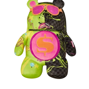 SLIME DIME MONEYBEAR TEDDYBEAR ON BACKPACK