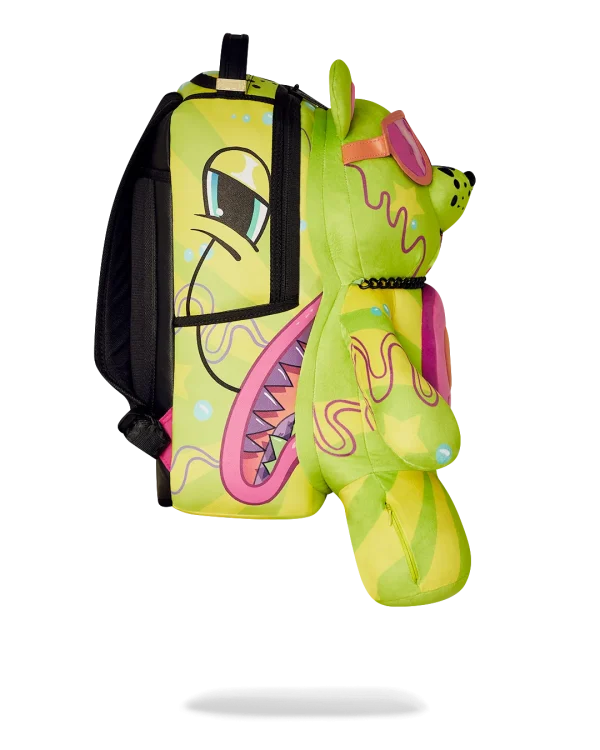 SLIME DIME MONEYBEAR TEDDYBEAR ON BACKPACK