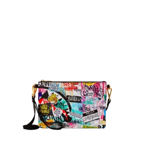 CREATE ANOTHER DAY CROSSOVER CLUTCH W/ SHOULDER STRAP