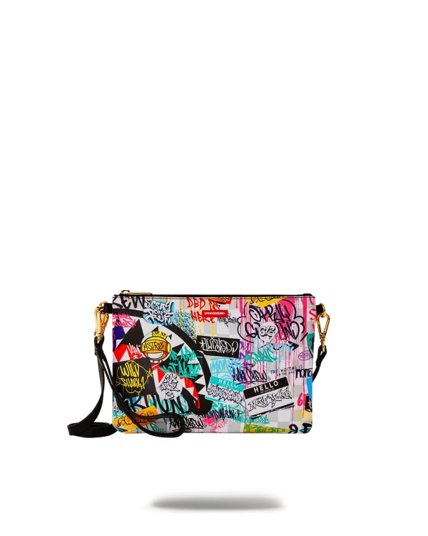 CREATE ANOTHER DAY CROSSOVER CLUTCH W/ SHOULDER STRAP