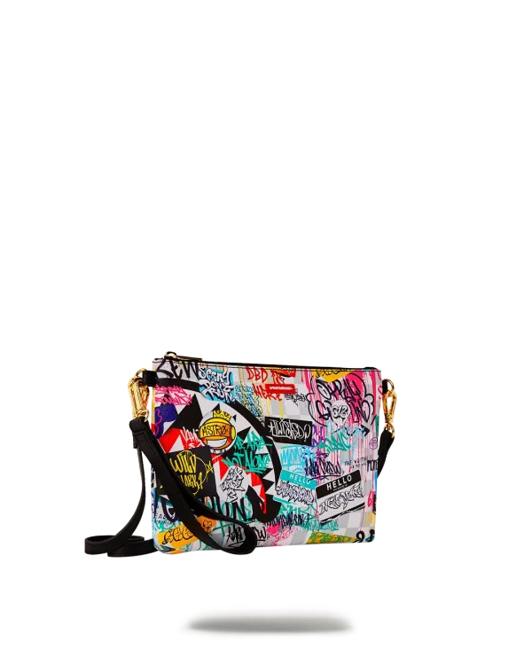 CREATE ANOTHER DAY CROSSOVER CLUTCH W/ SHOULDER STRAP