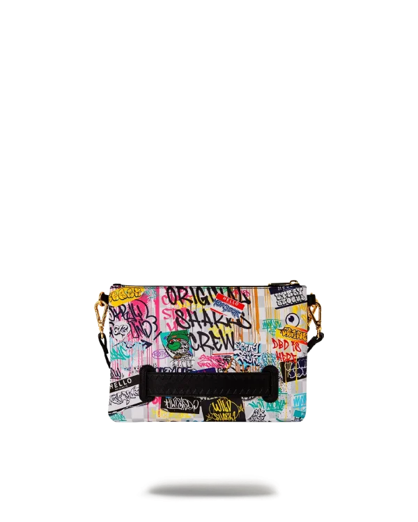 CREATE ANOTHER DAY CROSSOVER CLUTCH W/ SHOULDER STRAP