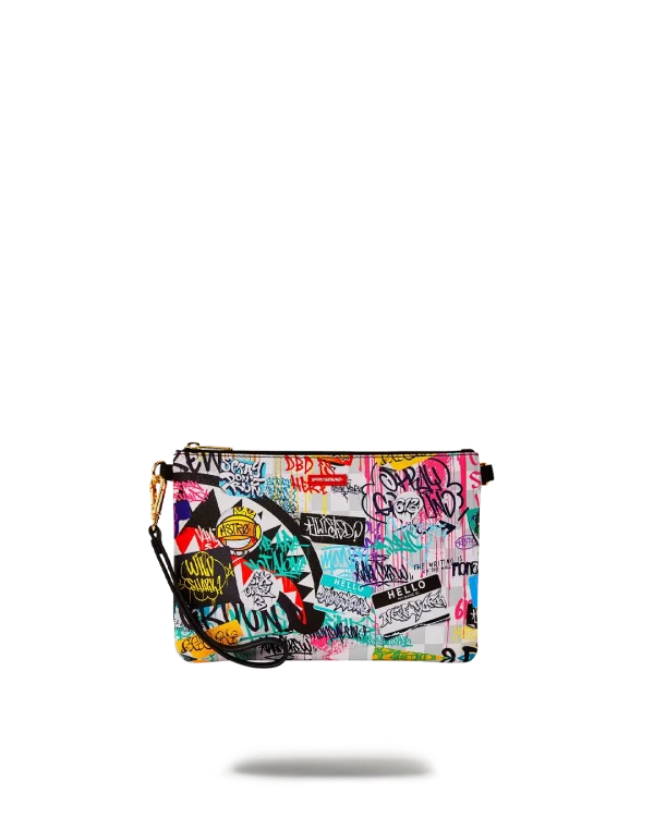 CREATE ANOTHER DAY CROSSOVER CLUTCH W/ SHOULDER STRAP