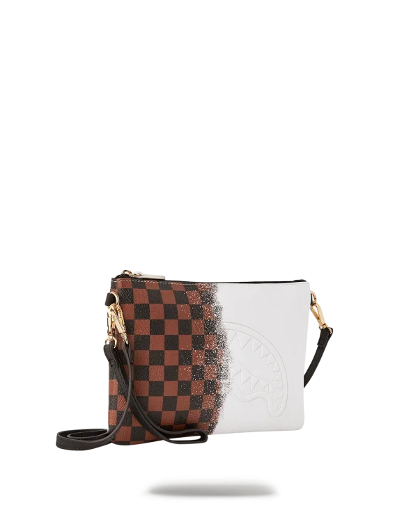 SPRAYSHARKS WORLDWIDE CROSSOVER CLUTCH W/ SHOULDER STRAP