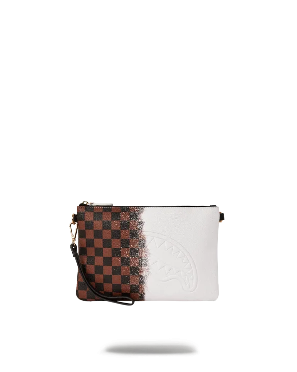 SPRAYSHARKS WORLDWIDE CROSSOVER CLUTCH W/ SHOULDER STRAP