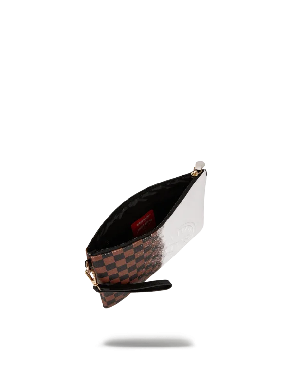 SPRAYSHARKS WORLDWIDE CROSSOVER CLUTCH W/ SHOULDER STRAP