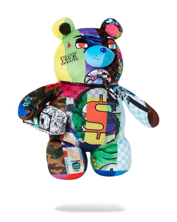 SHARK MASTERPIECES MONEYBEAR TEDDYBEAR BACKPACK
