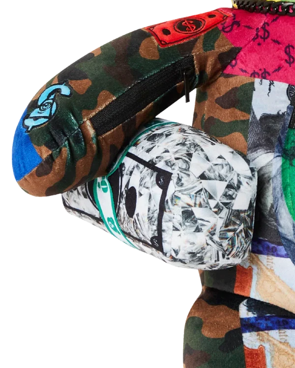 SHARK MASTERPIECES MONEYBEAR TEDDYBEAR BACKPACK