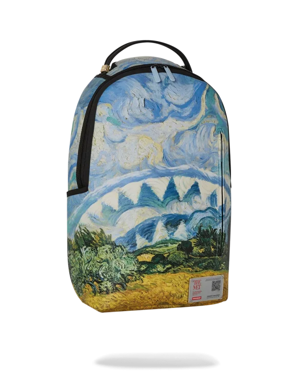THE MET VAN GOGH WHEAT FIELD WITH CYPRESSES BACKPACK