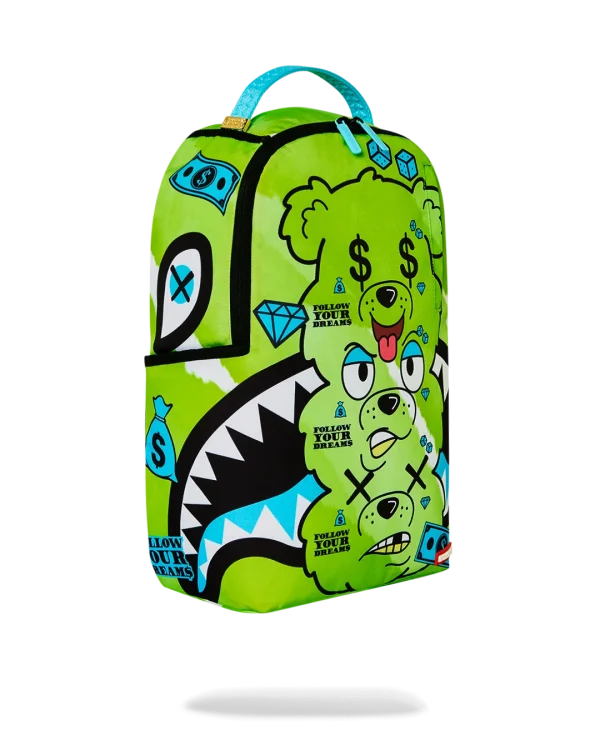MONEY BEAR SEEING TRIPLE DLXSR BACKPACK