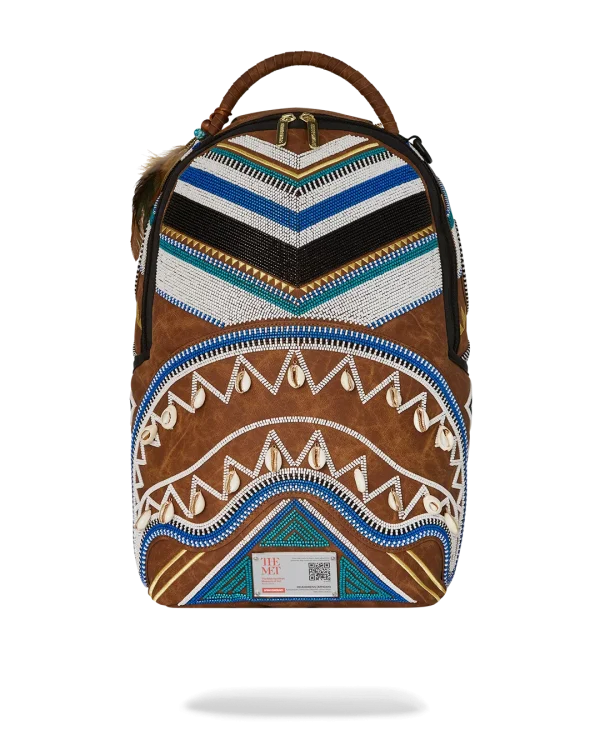 THE MET KUBA KINGDOM HEADDRESS BACKPACK