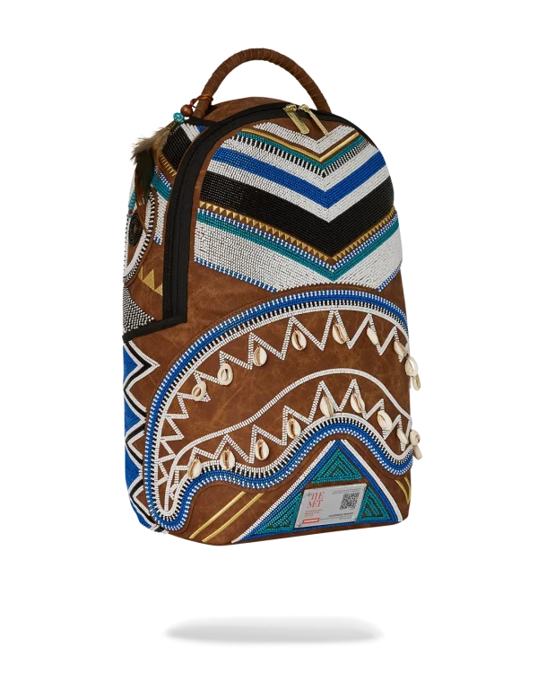 THE MET KUBA KINGDOM HEADDRESS BACKPACK