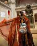 THE MET KUBA KINGDOM HEADDRESS BACKPACK