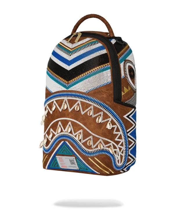 THE MET KUBA KINGDOM HEADDRESS BACKPACK