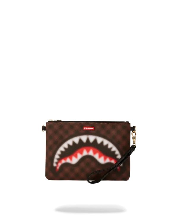 SHARKS IN PARIS BLUR EFFECT CROSSOVER CLUTCH