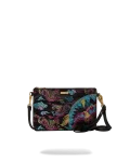 EMBROIDERED DRAGONS CROSSOVER CLUTCH