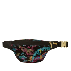EMBROIDERED DRAGONS SAVVY CROSSBODY