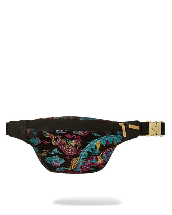 EMBROIDERED DRAGONS SAVVY CROSSBODY