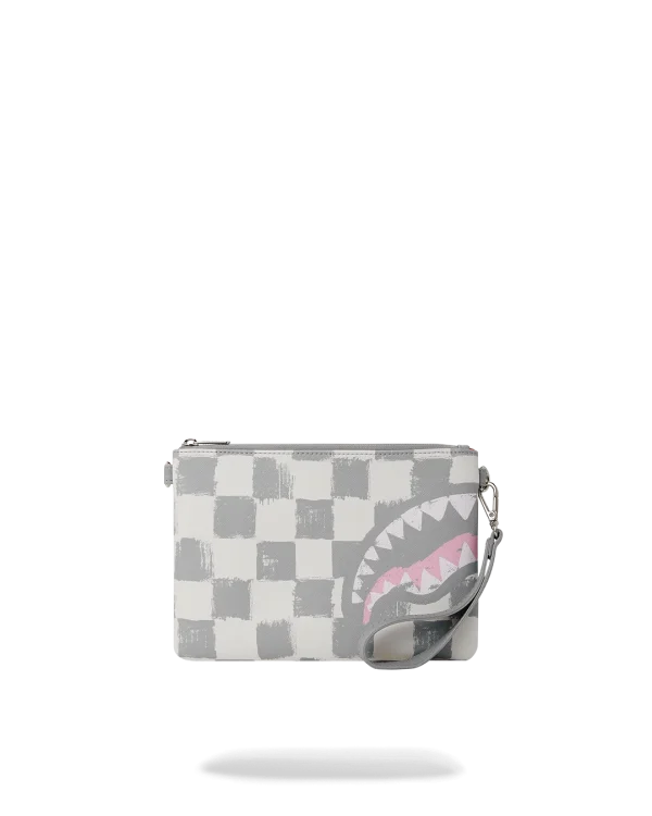 VANQUISH CREAM CROSSOVER CLUTCH