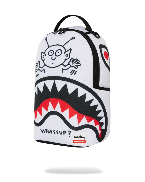 KEITH HARING WHASSUP ALIEN DLX BACKPACK