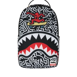KEITH HARING SKATER SHARK DLXSR BACKPACK
