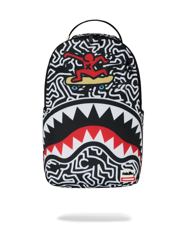 KEITH HARING SKATER SHARK DLXSR BACKPACK