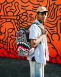 KEITH HARING SKATER SHARK DLXSR BACKPACK