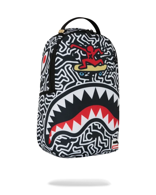 KEITH HARING SKATER SHARK DLXSR BACKPACK