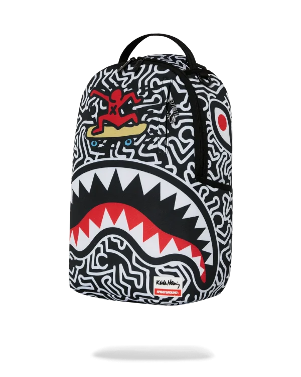 KEITH HARING SKATER SHARK DLXSR BACKPACK