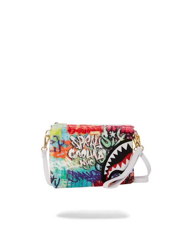 LE MONDE DES GRAFFITIS CROSSOVER CLUTCH
